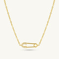 Cute Safety Pin Necklace