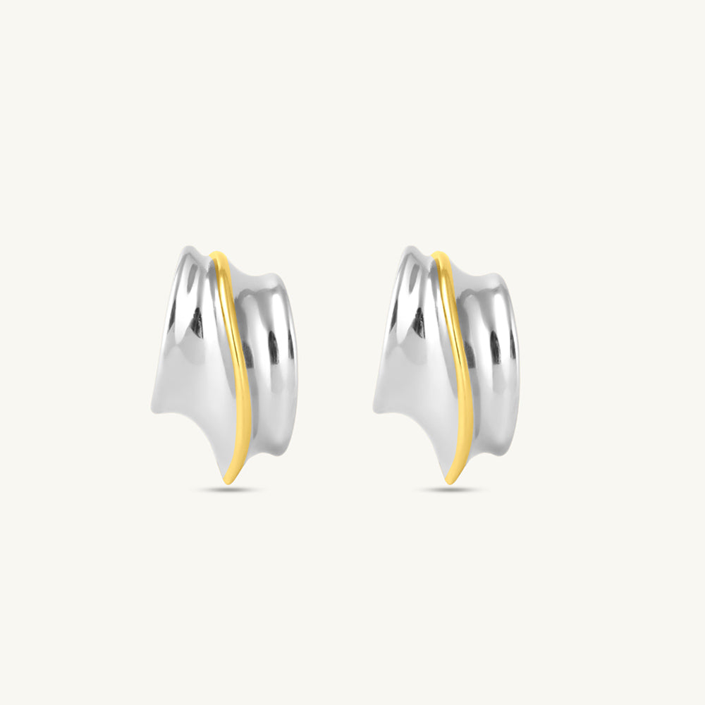 Artistic Folded Drop Earrings