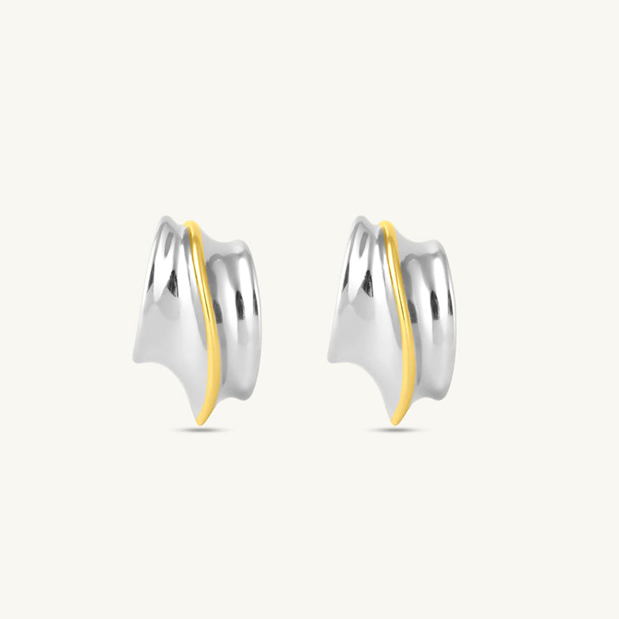 Artistic Folded Drop Earrings