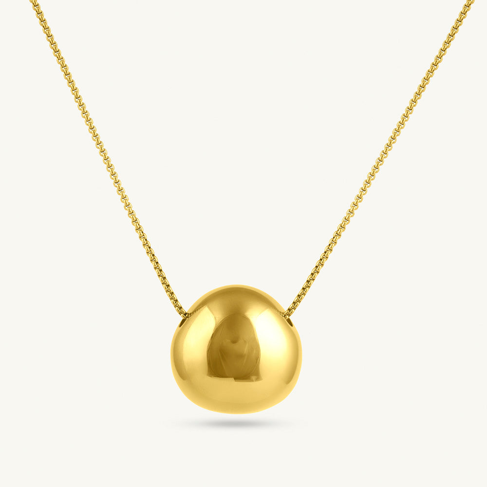 Bubble Drop Chain Necklace