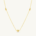 Tiny Orb Station Chain Necklace