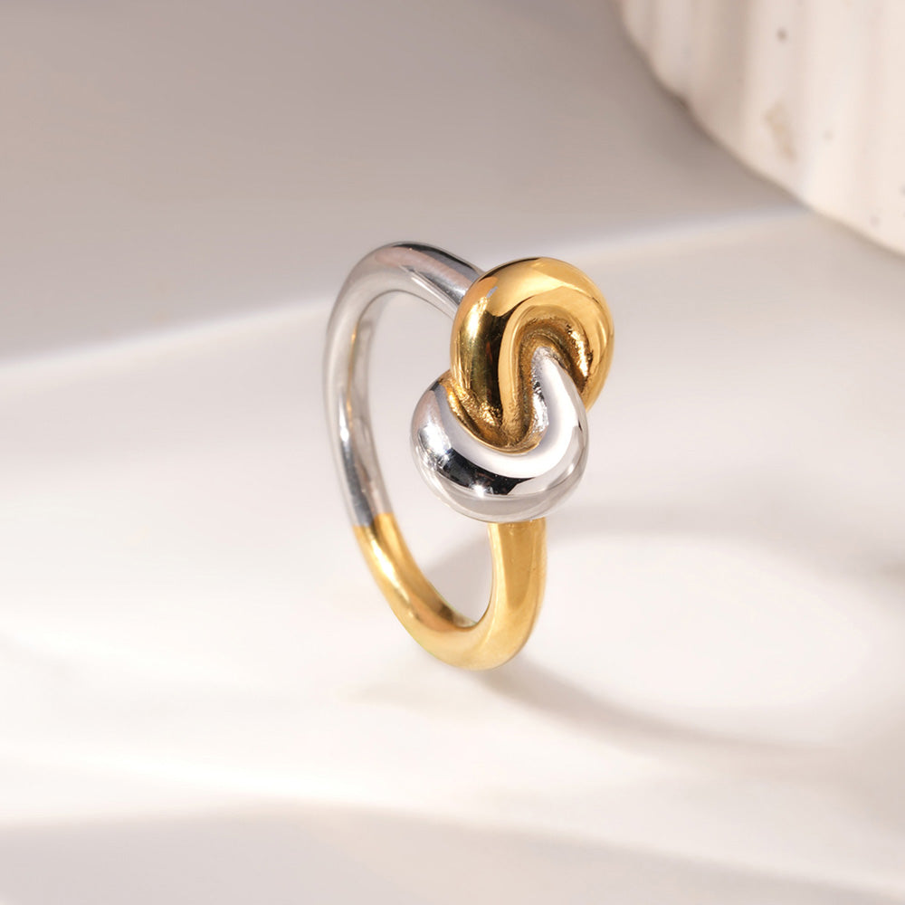 Entwined Love Knot Ring
