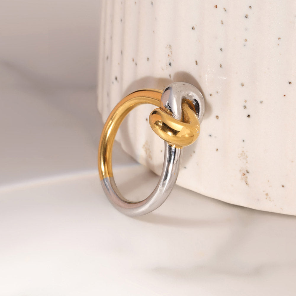 Entwined Love Knot Ring